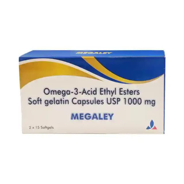 Megaley Softgels (1 Strip Of 15 soft gelatin capsules)