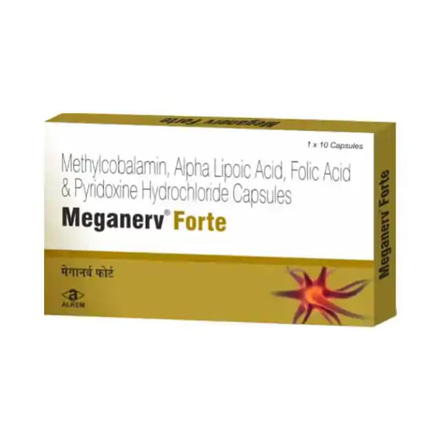 Meganerv Forte (1 Strip Of 10 capsules)