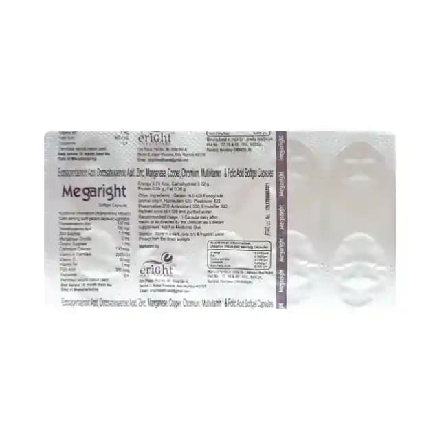 Megaright (1 Strip Of 10 soft gelatin capsules)