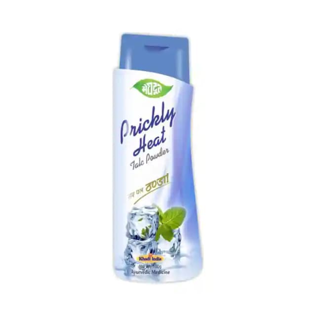 Meghdoot Prickly Heat Talc Powder (1 Bottle of 100 gm Powder)