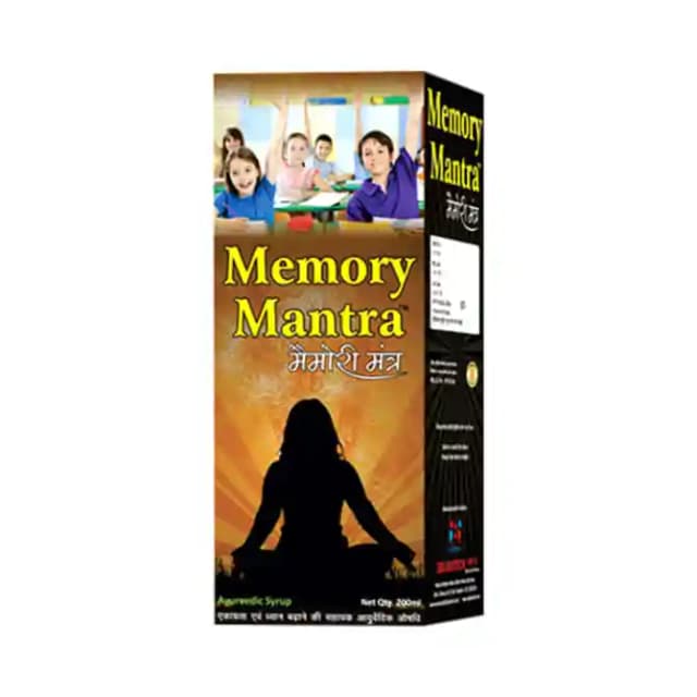 Memory Mantra Syrup (1 Bottle of 200 ml Syrup)