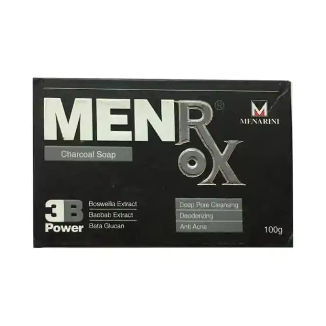 Menrox Charcoal Soap (1 Packet Of 100 gm Soap)