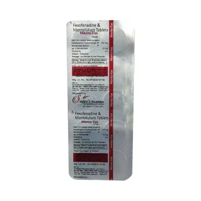 Mento Fax (10 tablets in 1 strip)