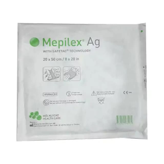 Mepilex Ag Dressing 20 x 50cm (1 Packet Of 1 Unit)