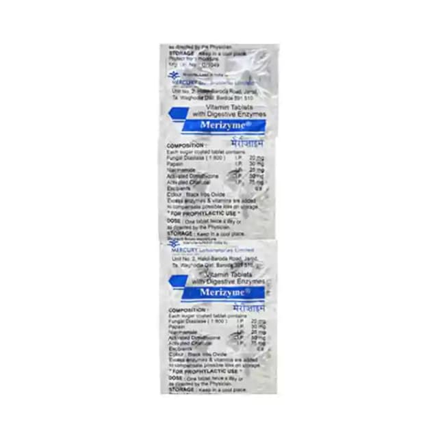 Merizyme (1 Strip Of 10 tablets)