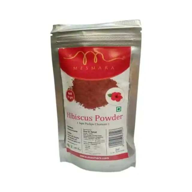 Mesmara Herbal Hibiscus Powder (1 Packet Of 75 gm Powder)