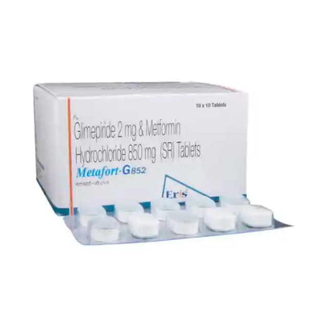 Metafort G 852 SR (10 tablets sr in 1 strip)