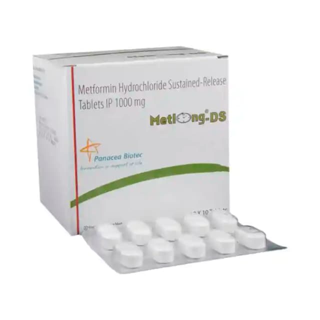 Metlong DS SR (10 tablets sr in 1 strip)