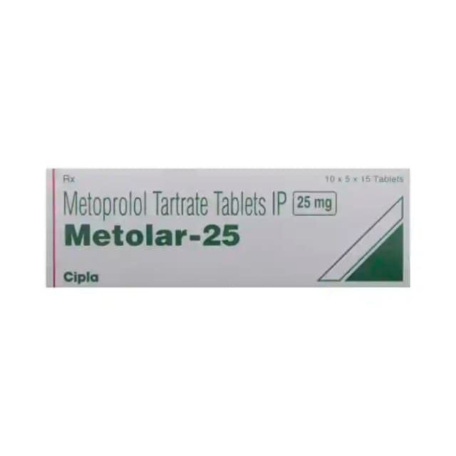 Metolar 25 (15 tablets in 1 strip)