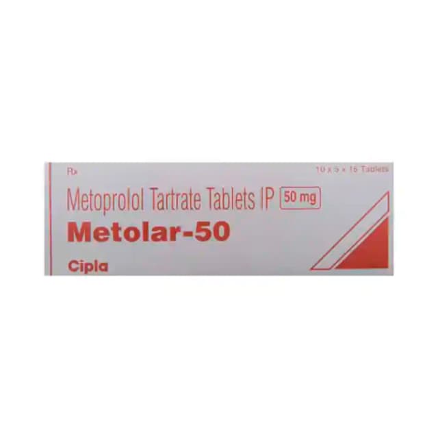 Metolar 50 (15 tablets in 1 strip)