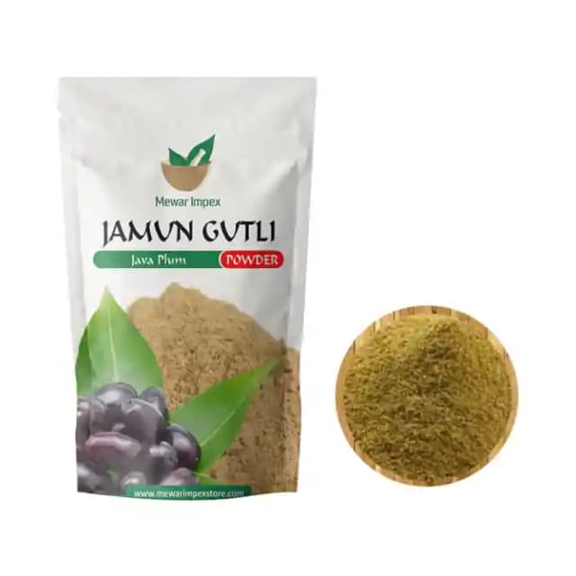 Mewar Impex Jamun Seed Powder (1 Packet Of 100 gm Powder)