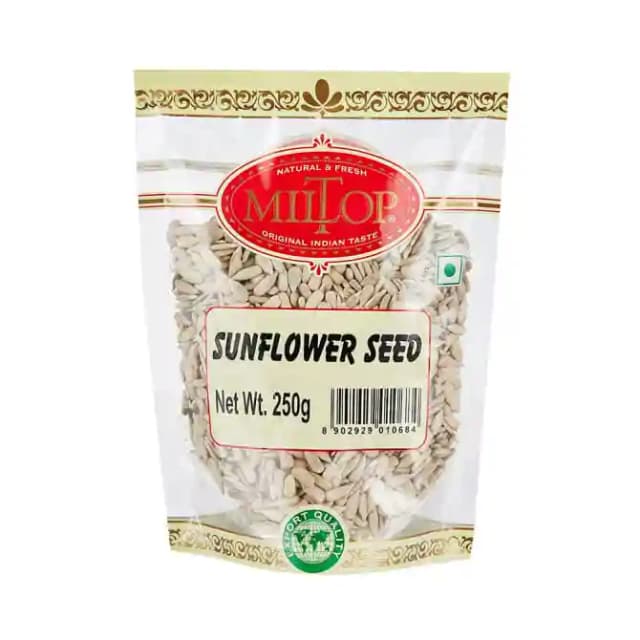 Miltop Sunflower Seeds (1 Packet Of 250 gm Seeds)