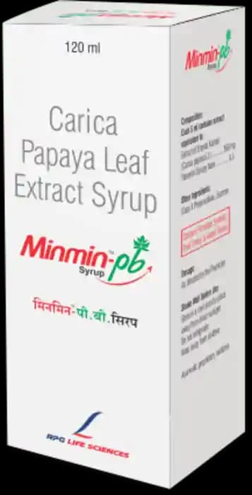 Minmin pb Syrup (1 Bottle of 120 ml Syrup)