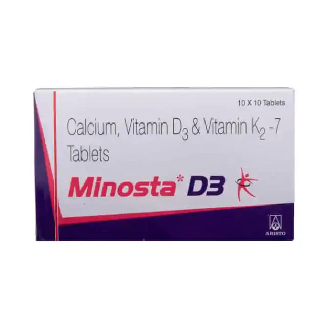 Minosta D3 (1 Strip Of 10 tablets)
