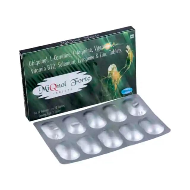Miqnol Forte (1 Strip Of 10 tablets)