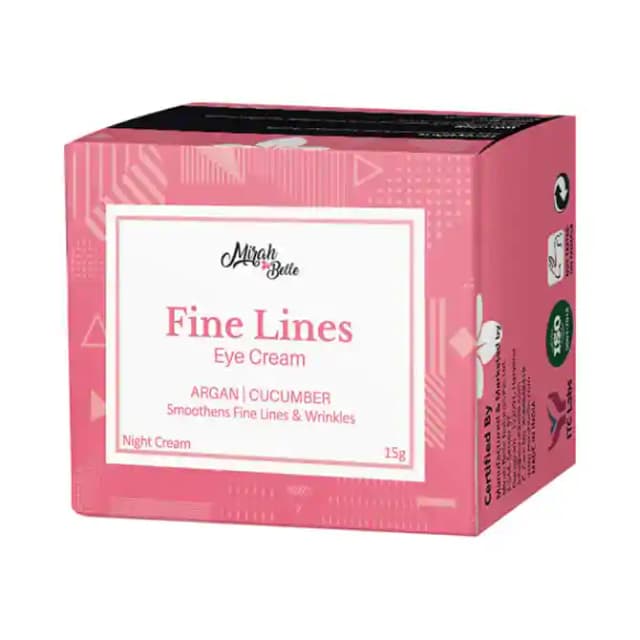 Mirah Belle Fine Lines Eye Cream (1 Jar Of 15 gm Eye Cream)