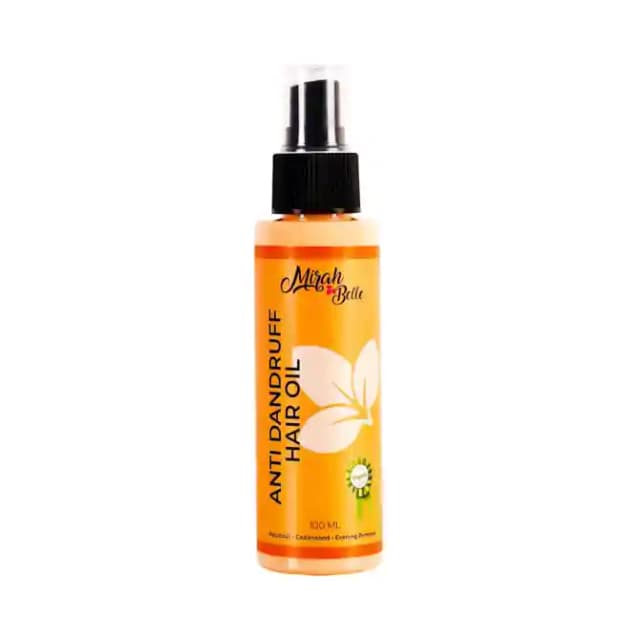 Mirah Belle Hair Darkening Hair Oil Anti Dandruff (1 Pump Bottle of 100 ml Oil)