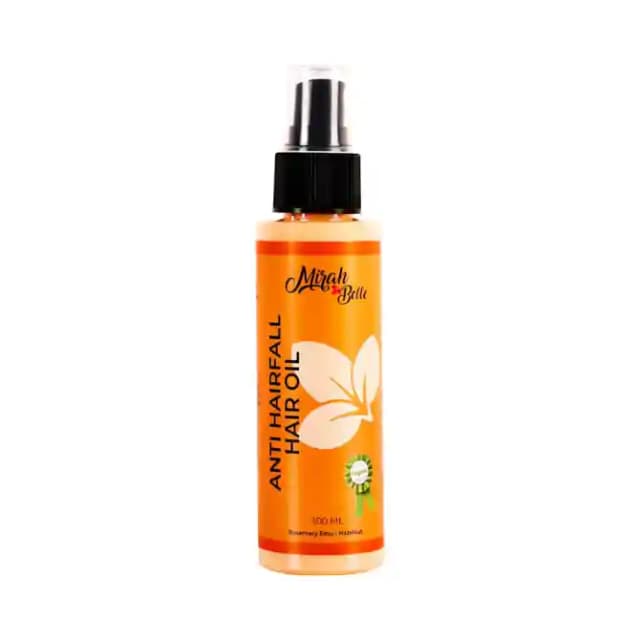 Mirah Belle Hair Darkening Hair Oil Anti Hairfall (1 Pump Bottle of 100 ml Oil)