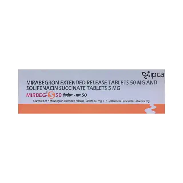 Mirbeg S 50 (10 tablets in 1 strip)