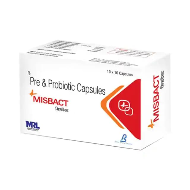 Misbact (1 Strip Of 10 capsules)