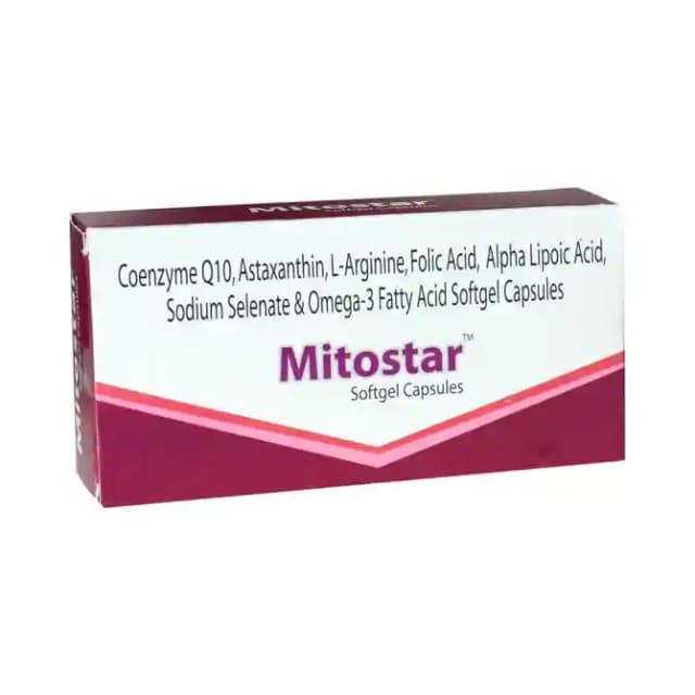 Mitostar Softgel (1 Strip Of 10 soft gelatin capsules)