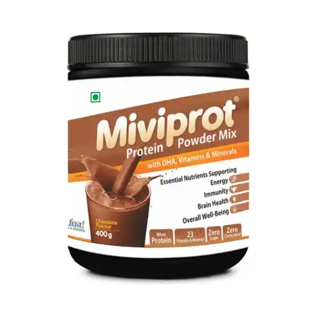 Miviprot Protein Powder Mix Chocolate (1 Jar Of 400 gm Powder)