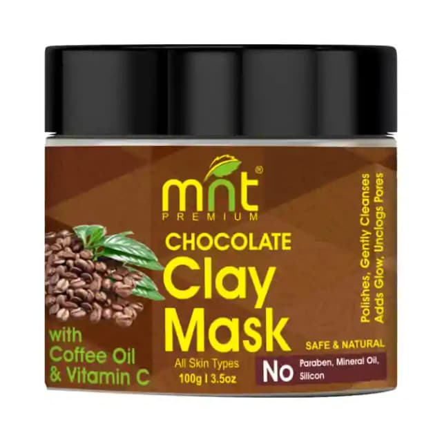MNT Premium Clay Mask Chocolate (1 Jar Of 100 gm Cream)