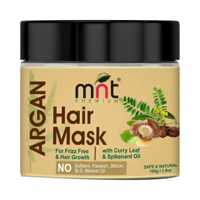 MNT Premium Hair Mask Argan (1 Jar Of 100 gm Hair Mask)