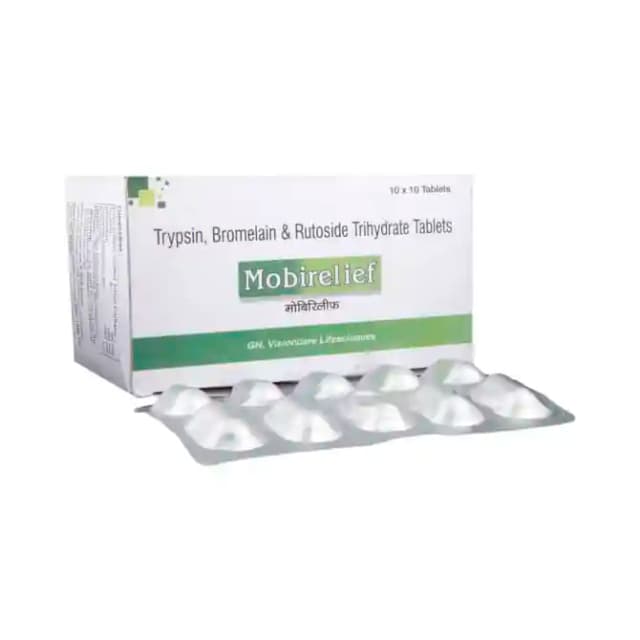 Mobirelief (1 Strip Of 10 tablets)