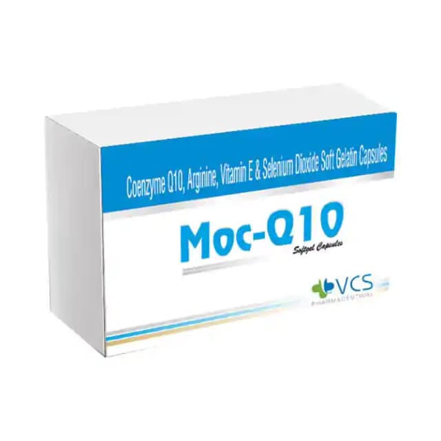 Moc Q10 Softgel (1 Strip Of 10 soft gelatin capsules)