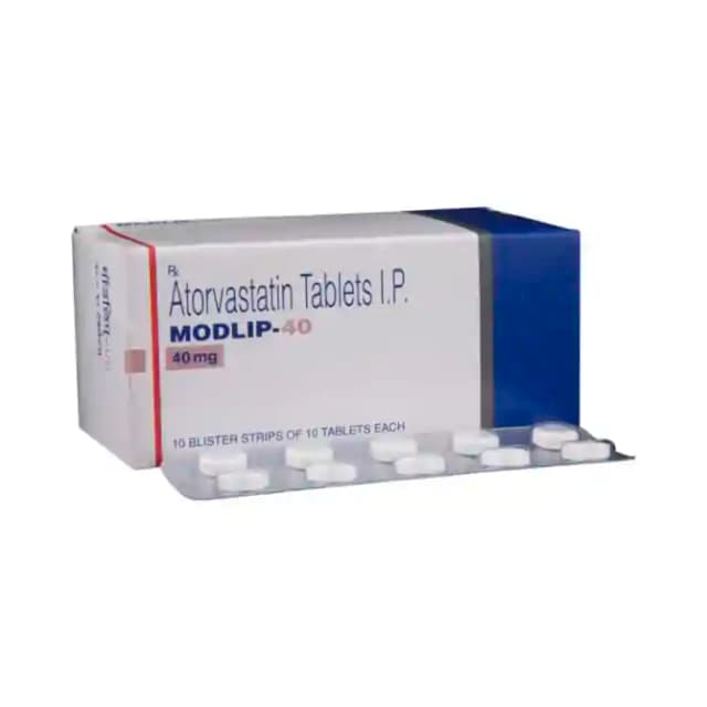 Modlip 40 (10 tablets in 1 strip)