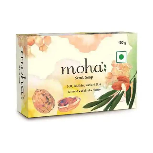 Moha Scrub Soap (1 Box Of 100 gm Soap)