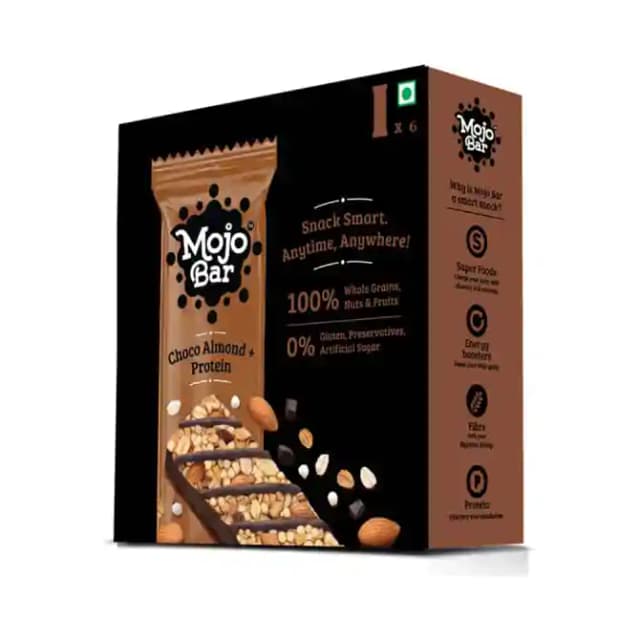 Mojo Bar Choco Almond and Protein (1 Box Of 6 bars)