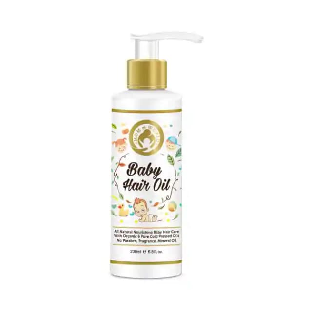 Mom & World Baby Hair Oil (1 Bottle of 200 ml Oil)