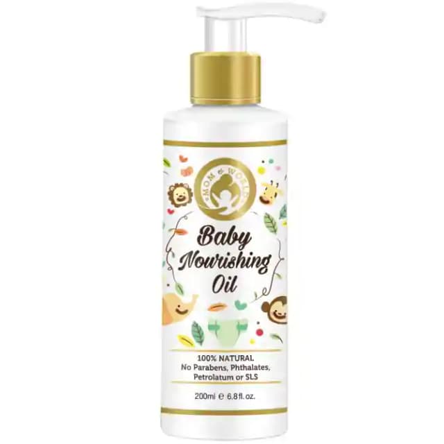 Mom & World Baby Nourishing Oil (1 Bottle of 200 ml Oil)
