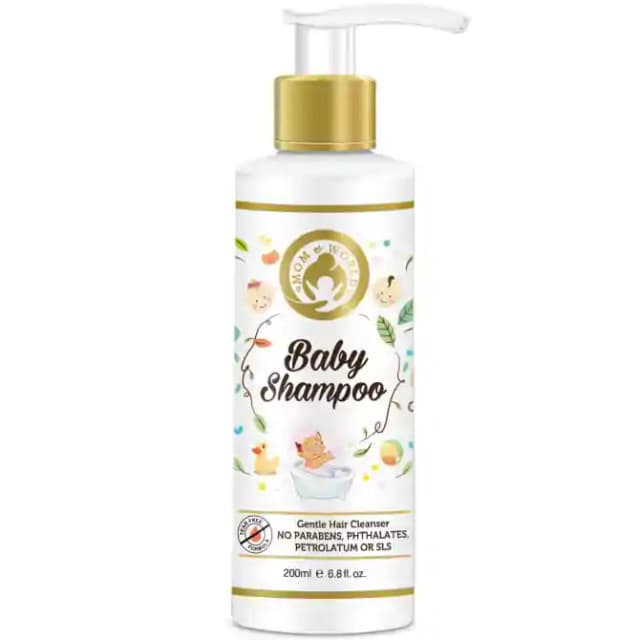 Mom & World Baby Shampoo (1 Bottle of 200 ml Shampoo)
