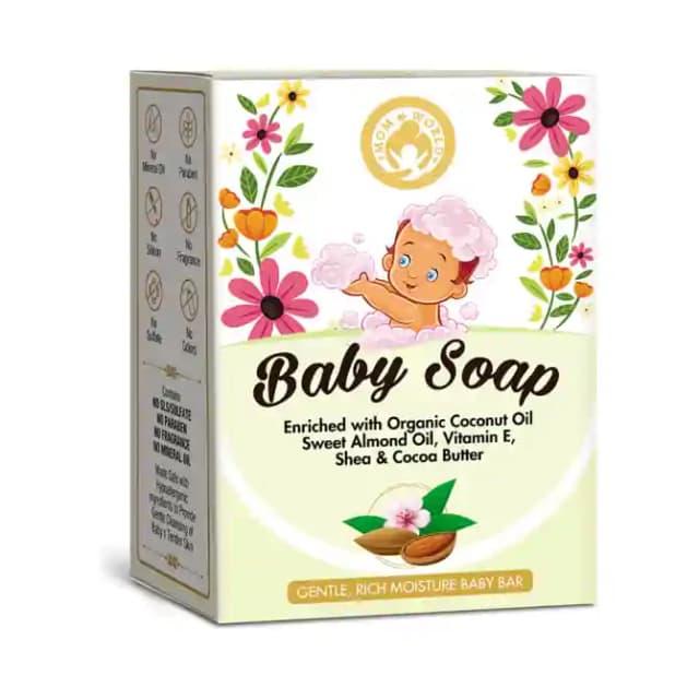 Mom & World Baby Soap (1 Box Of 125 gm Soap)