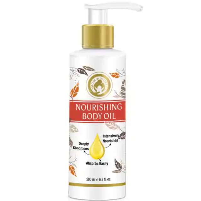 Mom & World Nourishing Body Oil (1 Bottle of 200 ml Oil)