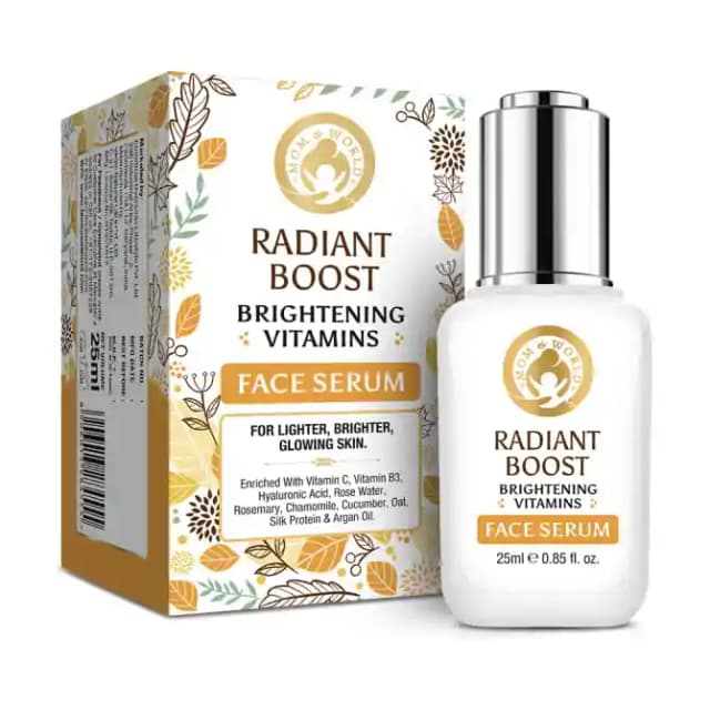 Mom & World Radiant Boost Face Serum (1 Bottle of 25 ml Serum)