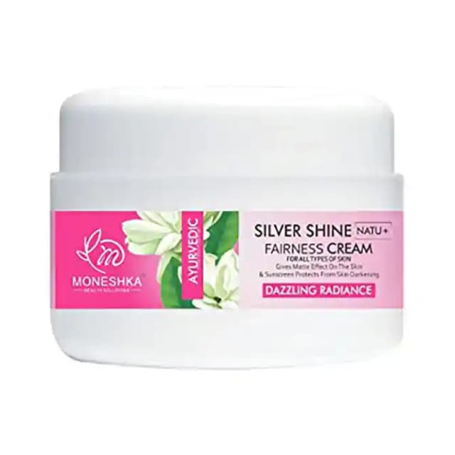 Moneshka Cream Silver Shine (1 Jar Of 50 gm Cream)
