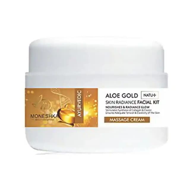 Moneshka Massage Cream Aloe Gold (1 Jar Of 50 gm Cream)