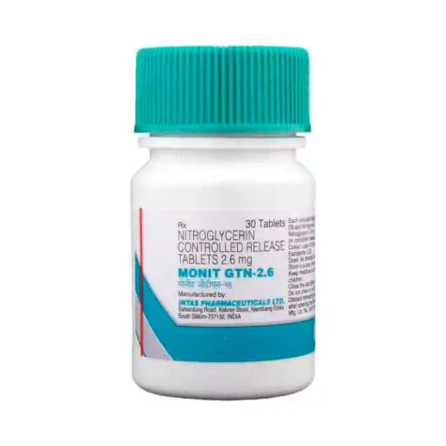 Monit GTN 2.6 CR (30 tablets cr in 1 bottle)