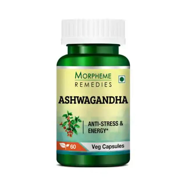 Morpheme Ashwagandha (1 Bottle of 60 capsules)