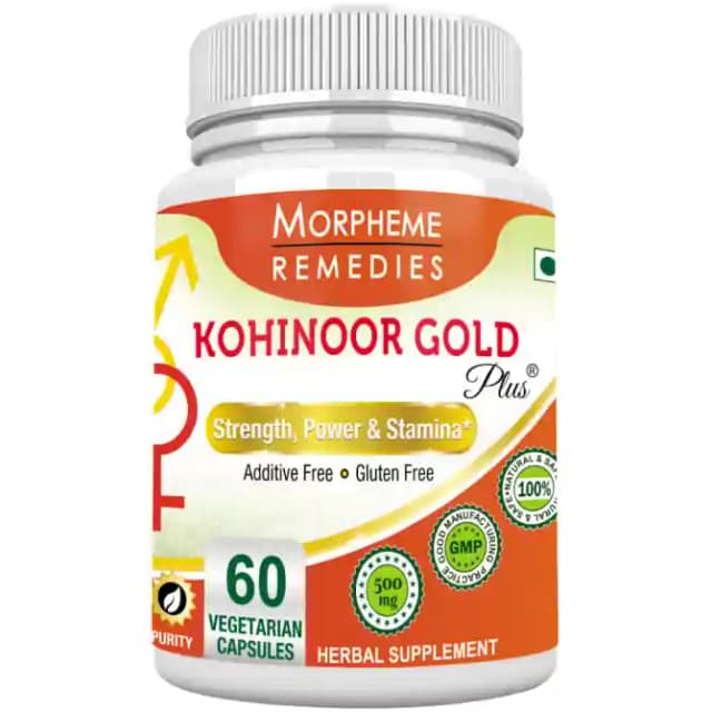 Morpheme Kohinoor Gold Plus (1 Bottle of 60 capsules)