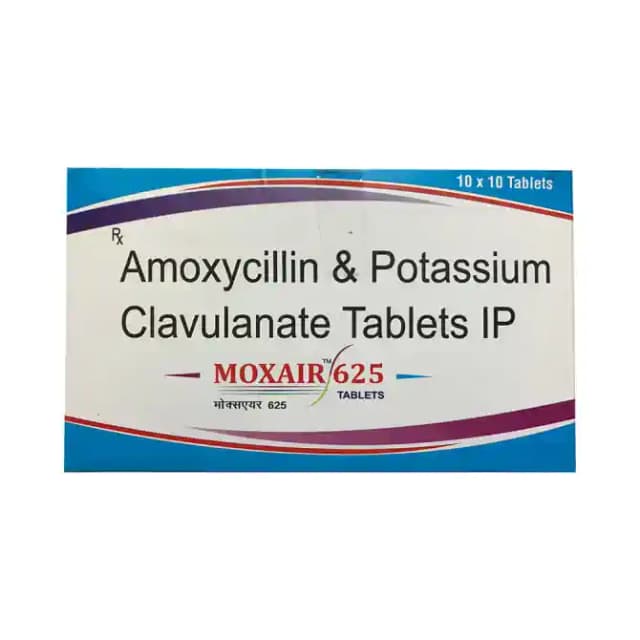 Moxair 625 (10 tablets in 1 strip)