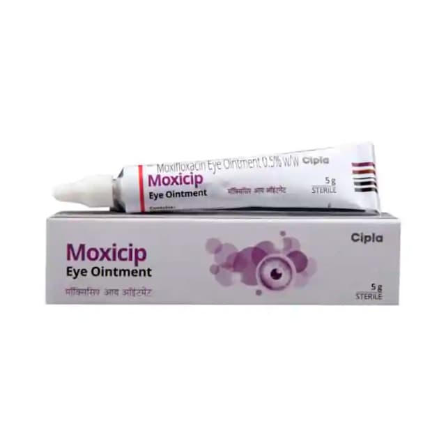 Moxicip Eye Ointment (5 gm in 1 tube)