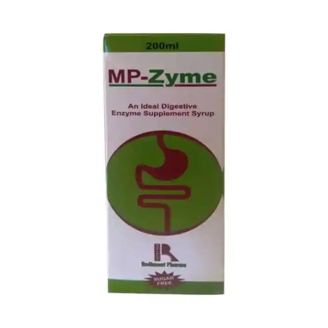 MP Zyme Syrup Sugar Free (1 Bottle of 200 ml Syrup)