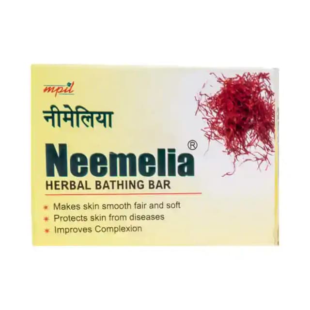 Mpil Neemelia Herbal Bathing Bar (1 Box Of 75 gm Soap)