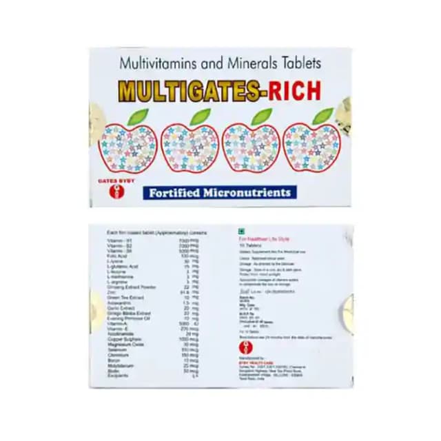 Multigates Rich (1 Strip Of 10 tablets)