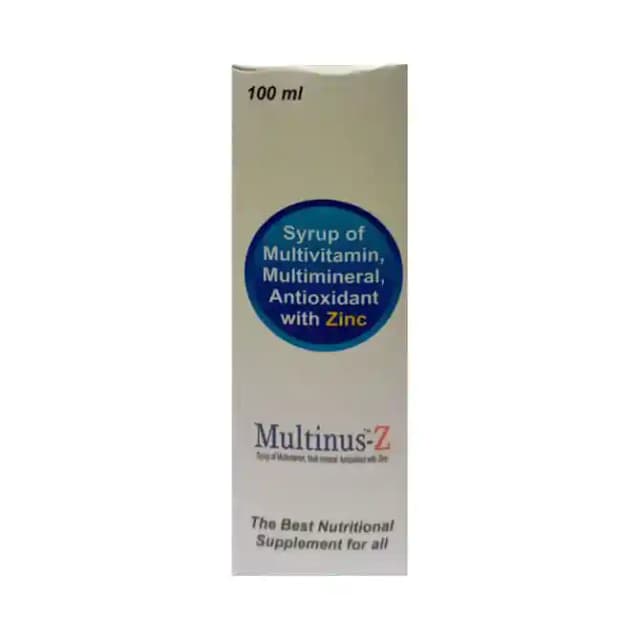 Multinus Z Syrup (1 Bottle of 100 ml Syrup)